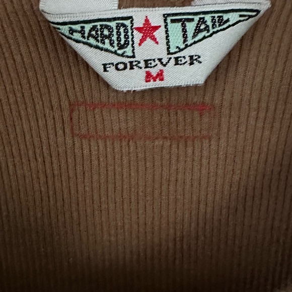 Hard Tail brown,cream,tan tie dye hoodie sweater set with tank top size M - Picture 6 of 6